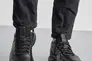 Чоловічі кросівки шкіряні весняно-осінні чорні Nivas 205 Фото 2