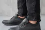 Чоловічі кросівки шкіряні весняно-осінні чорні Emirro К2 Фото 3