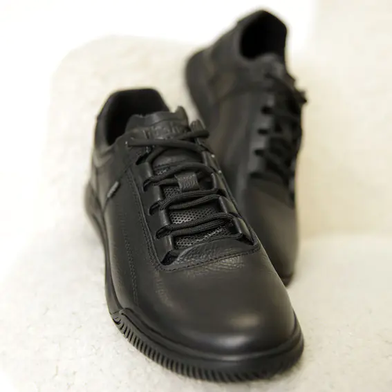 Кросівки чоловічі шкіряні 4S 581624 Чорні фото 9 — інтернет-магазин Tapok