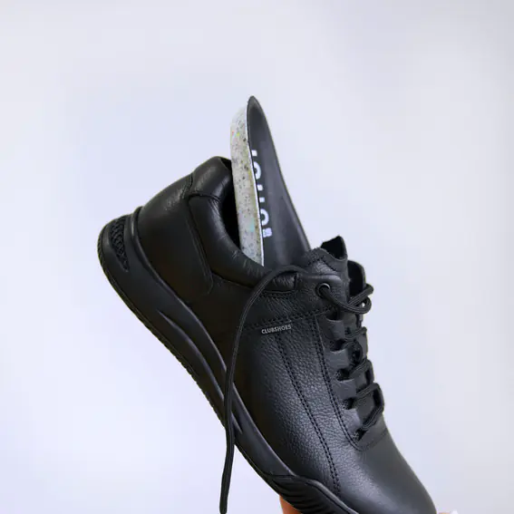 Кросівки чоловічі шкіряні 4S 581624 Чорні фото 13 — інтернет-магазин Tapok
