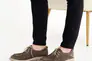 Туфлі жіночі замшеві 4S 584883 Сіро-бежеві Фото 1