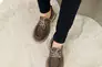 Туфлі жіночі замшеві 4S 584883 Сіро-бежеві Фото 2