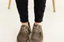 Туфлі жіночі замшеві 4S 584883 Сіро-бежеві Фото 5