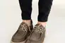 Туфлі жіночі замшеві 4S 584883 Сіро-бежеві Фото 6