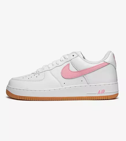 Nike air force 1 white pink tick outlet