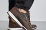 Мужские кроссовки кожаные весенне-осенние коричневые Emirro R17 Фото 1