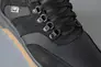 Чоловічі кросівки шкіряні весняно-осінні чорні Yuves 241 Фото 4