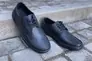 Чоловічі туфлі шкіряні весняно-осінні чорні Emirro БК Мок ШН Фото 3