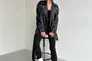Кроссовки женские кожаные черные с вставками замши Фото 12