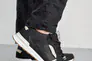 Мужские кроссовки кожаные весенне-осенние черные Splinter 1020/1 Фото 1