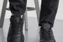 Мужские кроссовки кожаные весенне-осенние черные Splinter 1722 Фото 3
