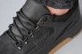 Мужские кроссовки кожаные весенне-осенние черные Yuves 244 Фото 4