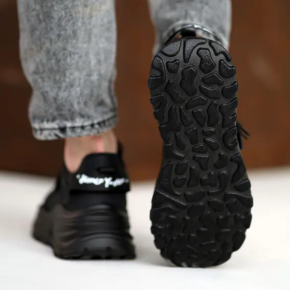 Кросівки жіночі шкіряні  584928 Чорні фото 10 — інтернет-магазин Tapok
