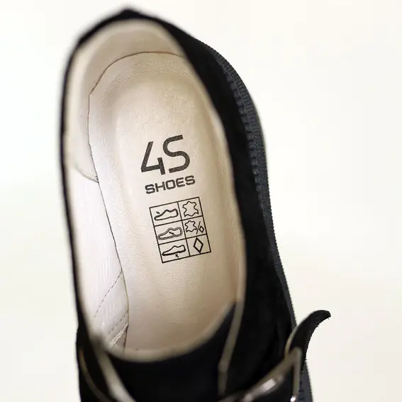 Туфлі жіночі замшеві 4S 584923 Чорні фото 12 — інтернет-магазин Tapok