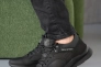 Мужские кроссовки кожаные весенне-осенние черные Splinter 0823 Фото 1