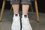 Кросівки жіночі шкіра-замша 584991 Білі сірі Фото 5