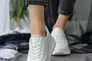 Жіночі кросівки шкіряні весняно-осінні білі Leader Style 3464 Фото 7