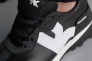 Мужские кроссовки кожаные весенне-осенние черные-белые Emirro N1 Sport Фото 7