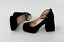 Туфлі жіночі замшеві чорні на підборах Фото 10