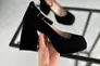 Туфлі жіночі замшеві чорні на підборах Фото 13