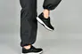 Кросівки жіночі замшеві чорні із вставками шкіри та сітки Фото 5