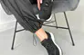 Кросівки жіночі замшеві чорні із вставками шкіри та сітки Фото 10