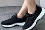Кросівки жіночі замшеві чорні із вставками шкіри та сітки Фото 18