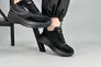Кросівки жіночі з нейлону чорного кольору зі вставками шкіри та замші. Фото 7