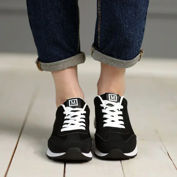 Кросівки жіночі  585137 Чорні фото 4 — інтернет-магазин Tapok