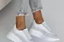 Жіночі кросівки шкіряні весняно-осінні білі Yuves 179 Фото 6