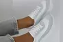 Жіночі кросівки шкіряні весняно-осінні білі Yuves 179 Фото 8