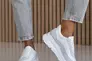 Жіночі кросівки шкіряні весняно-осінні білі Yuves 179 Фото 12