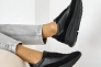 Жіночі кросівки шкіряні весняно-осінні чорні Yuves 179 Фото 7