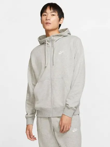 Кофта чоловічі Nike M Nsw Club Hoodie Fz Ft (BV2648-063) фото 1 — інтернет-магазин Tapok