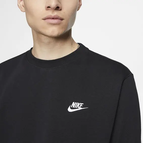Кофта мужская Nike M Nsw Club Crw Bb (BV2662-010) фото 2 — интернет-магазин Tapok