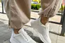 Кросівки жіночі шкіряні білі з перфорацією Фото 2