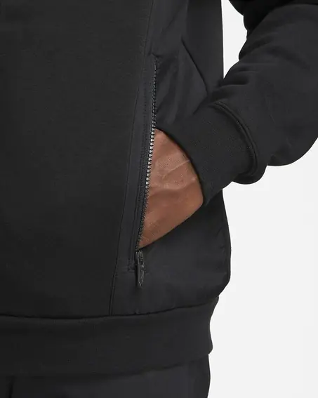 Кофта чоловічі Nike Sportswear Hybrid Full-Zip Fleece Hoodie (DO7228-010) фото 4 — інтернет-магазин Tapok
