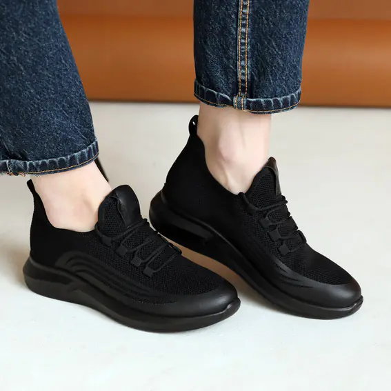 Кросівки жіночі  585164 Чорні фото 3 — інтернет-магазин Tapok