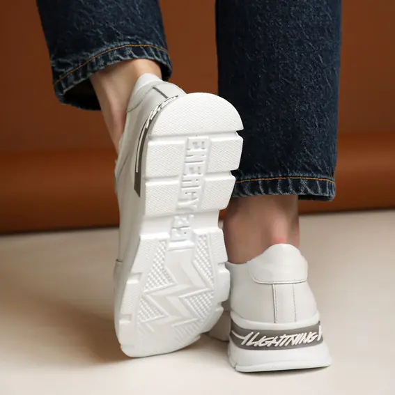 Кросівки жіночі шкіряні  585140 Білі фото 7 — інтернет-магазин Tapok