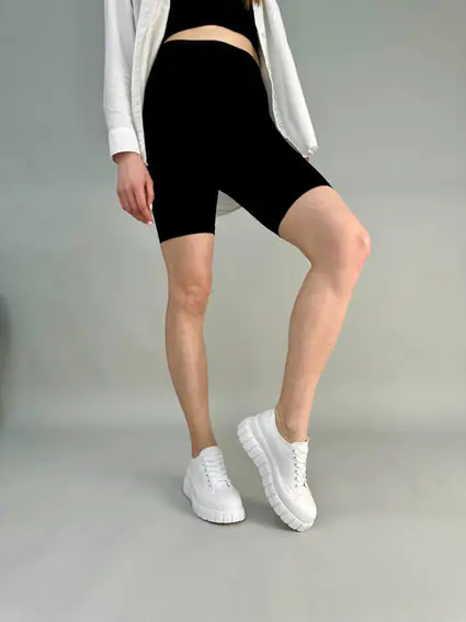 Кеды женские из джинса белого цвета фото 4 — интернет-магазин Tapok