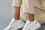 Женские кроссовки кожаные весенне-осенние белые Yuves 176 Фото 1
