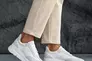 Женские кроссовки кожаные весенне-осенние белые Yuves 176 Фото 6