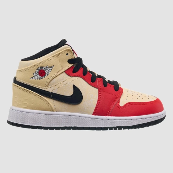 Кроссовки женские Jordan 1 Mid Gs &#39;Dunk Contest&#39; (DV7012-100) фото 7 — интернет-магазин Tapok