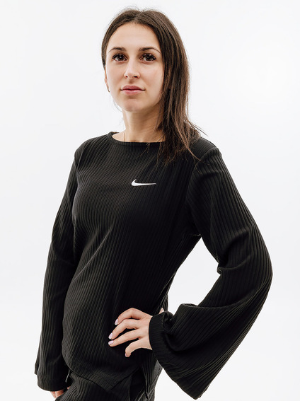 Кофта Nike W NSW RIB JRSY LS TOP DV7866-010 фото 2 — интернет-магазин Tapok