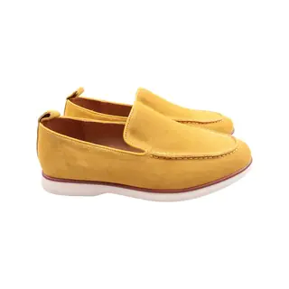 Туфли женские Gifanni желтые натуральная замша 190-23DTC
