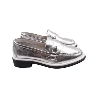 Туфли женские Aquamarin серебро натуральная кожа 2295-23DTC