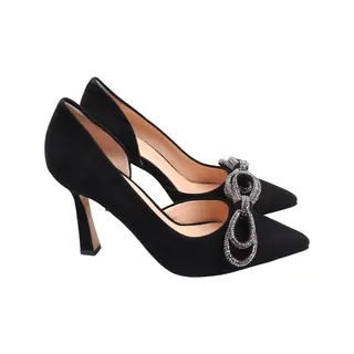 Туфлі жіночі Lottini чорні натуральна замша 216-23DT