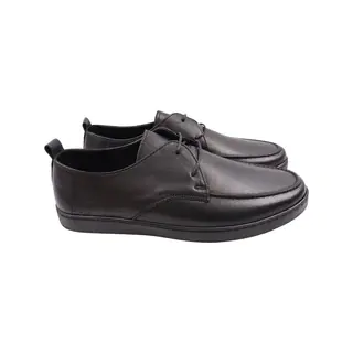 Туфли мужские Copalo черные натуральная кожа 255-23DTC
