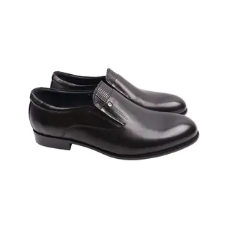 Туфлі чоловічі Brooman чорні натуральна шкіра 946-23DT
