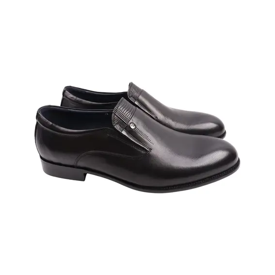 Туфли мужские Brooman черные натуральная кожа 946-23DT фото 1 — интернет-магазин Tapok